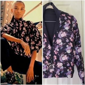 PUMA x TABITHA SIMMONS Reversible Track Jacket Floral or Black Size XS